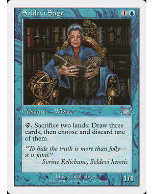 Magic: The Gathering Soldevi Sage (099) Moderately Played