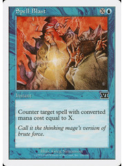 Magic: The Gathering Spell Blast (100) Heavily Played
