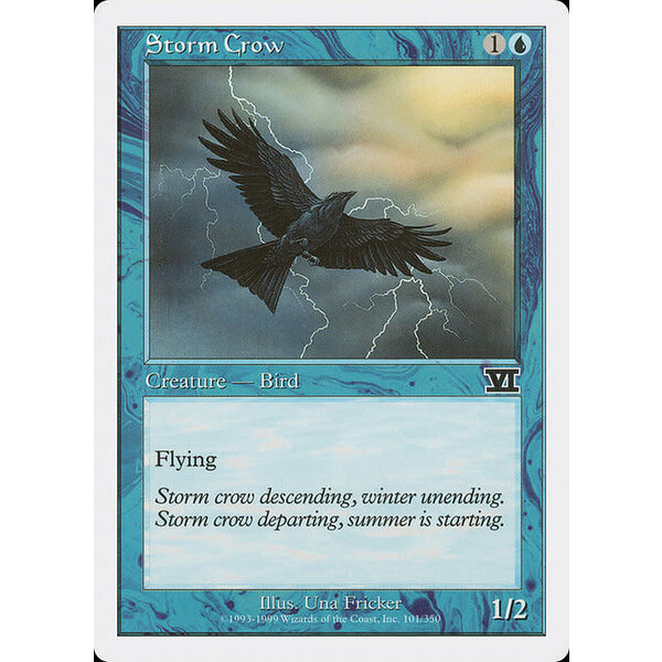 Magic: The Gathering Storm Crow (101) Heavily Played