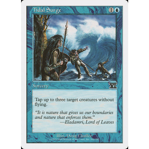 Magic: The Gathering Tidal Surge (102) Heavily Played