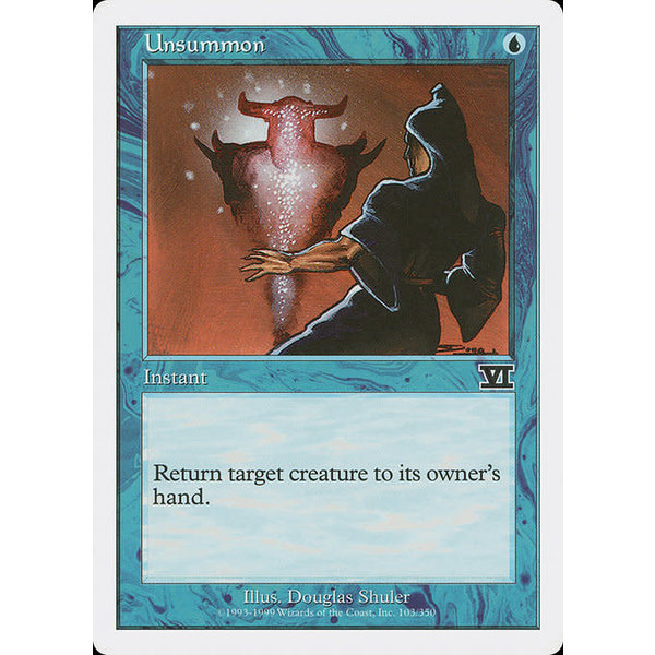 Magic: The Gathering Unsummon (103) Heavily Played