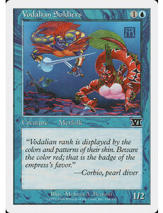 Magic: The Gathering Vodalian Soldiers (104) Moderately Played
