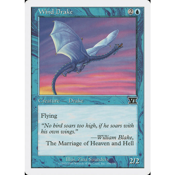 Magic: The Gathering Wind Drake (106) Heavily Played