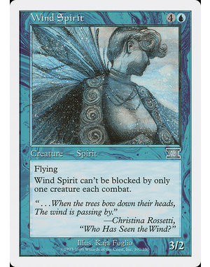 Magic: The Gathering Wind Spirit (107) Moderately Played