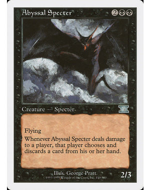 Magic: The Gathering Abyssal Specter (110) Heavily Played