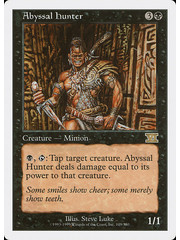 Magic: The Gathering Abyssal Hunter (109) Moderately Played