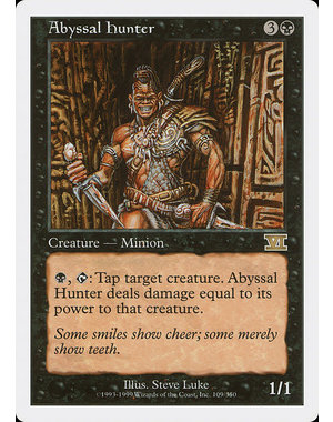 Magic: The Gathering Abyssal Hunter (109) Moderately Played