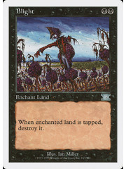 Magic: The Gathering Blight (113) Heavily Played