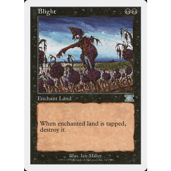 Magic: The Gathering Blight (113) Heavily Played