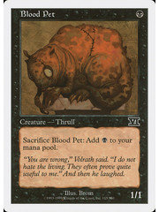 Magic: The Gathering Blood Pet (115) Heavily Played