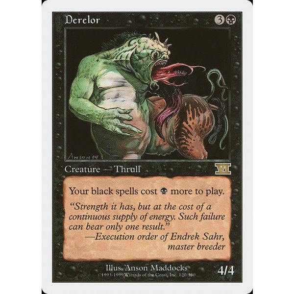 Magic: The Gathering Derelor (120) Heavily Played