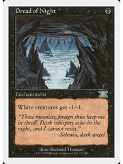 Magic: The Gathering Dread of Night (122) Heavily Played
