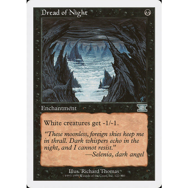 Magic: The Gathering Dread of Night (122) Heavily Played