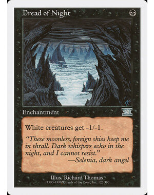 Magic: The Gathering Dread of Night (122) Damaged