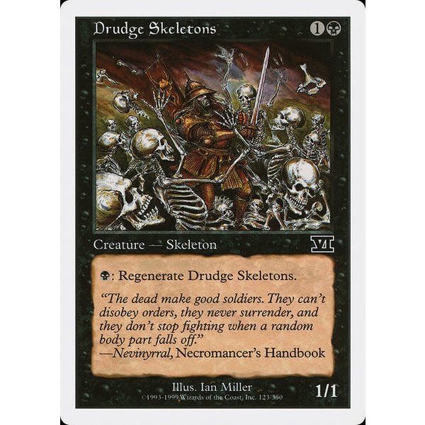 Magic: The Gathering Drudge Skeletons (123) Moderately Played