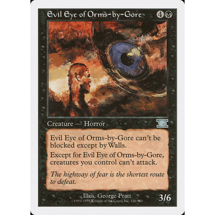 Magic: The Gathering Evil Eye of Orms-by-Gore (126) Heavily Played
