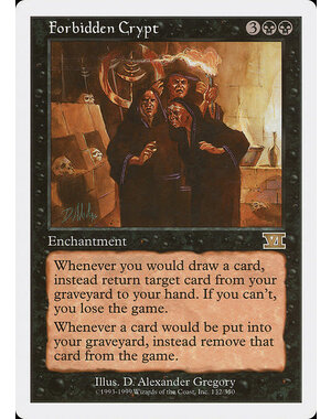 Magic: The Gathering Forbidden Crypt (132) Heavily Played