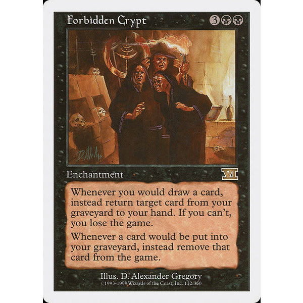 Magic: The Gathering Forbidden Crypt (132) Heavily Played