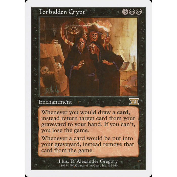 Magic: The Gathering Forbidden Crypt (132) Heavily Played