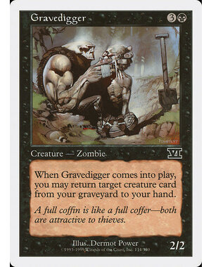 Magic: The Gathering Gravedigger (134) Moderately Played