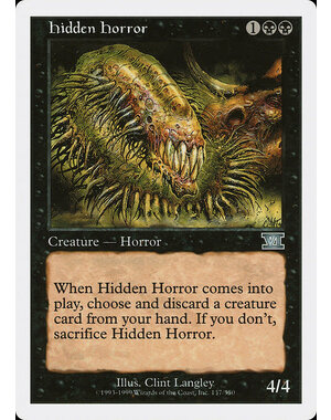 Magic: The Gathering Hidden Horror (137) Heavily Played