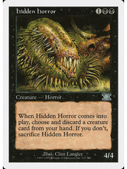 Magic: The Gathering Hidden Horror (137) Moderately Played
