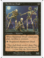 Magic: The Gathering Kjeldoran Dead (140) Moderately Played