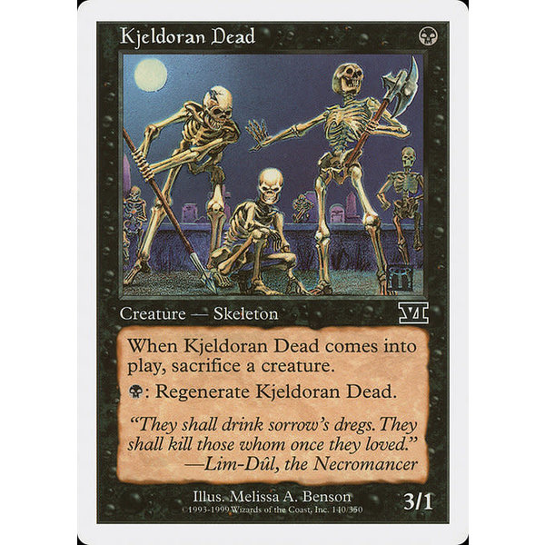 Magic: The Gathering Kjeldoran Dead (140) Moderately Played