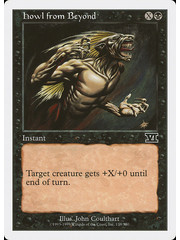 Magic: The Gathering Howl from Beyond (138) Moderately Played