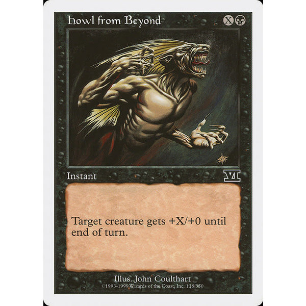 Magic: The Gathering Howl from Beyond (138) Moderately Played