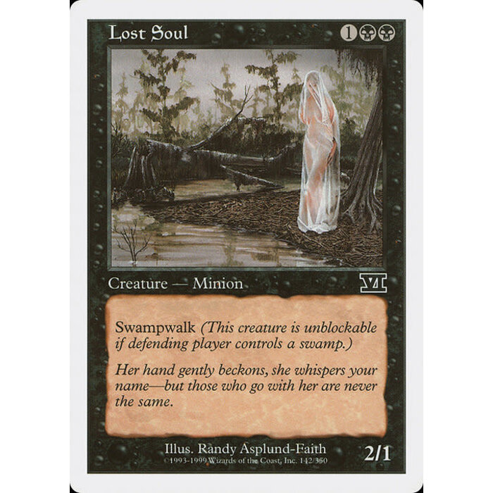 Magic: The Gathering Lost Soul (142) Heavily Played