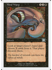 Magic: The Gathering Mind Warp (143) Moderately Played