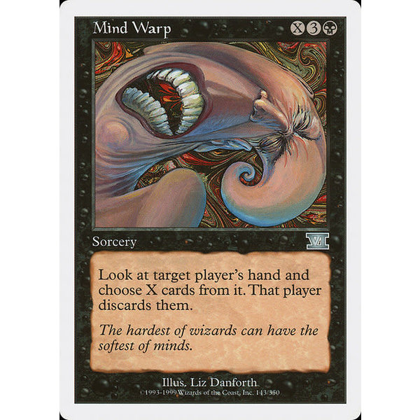 Magic: The Gathering Mind Warp (143) Moderately Played