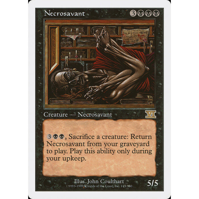 Magic: The Gathering Necrosavant (145) Moderately Played