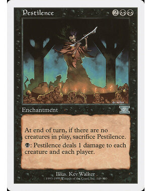 Magic: The Gathering Pestilence (149) Moderately Played