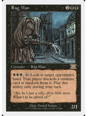 Magic: The Gathering Rag Man (151) Heavily Played