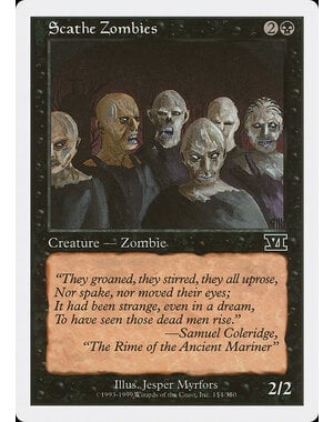 Magic: The Gathering Scathe Zombies (154) Moderately Played