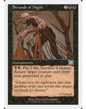 Magic: The Gathering Strands of Night (156) Heavily Played