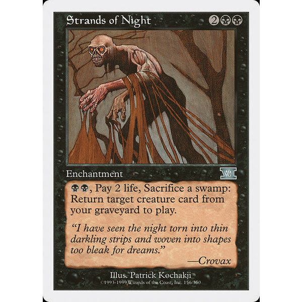 Magic: The Gathering Strands of Night (156) Heavily Played
