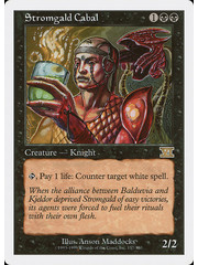 Magic: The Gathering Stromgald Cabal (157) Heavily Played