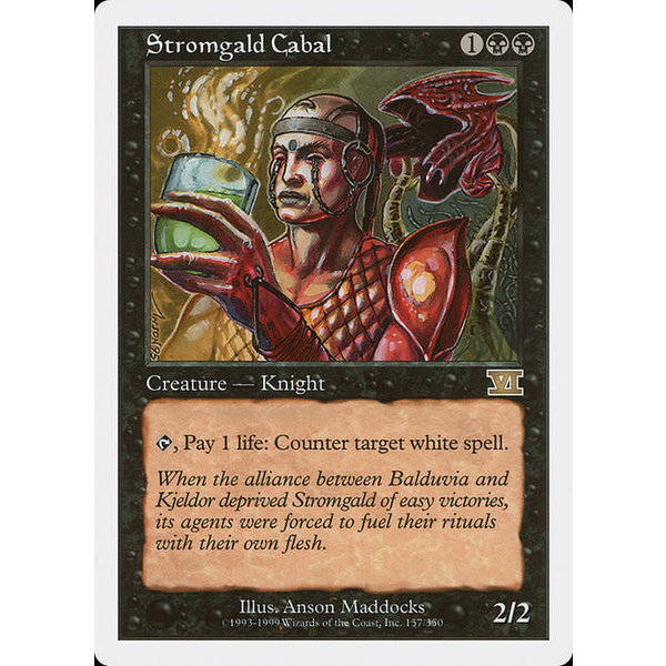 Magic: The Gathering Stromgald Cabal (157) Heavily Played