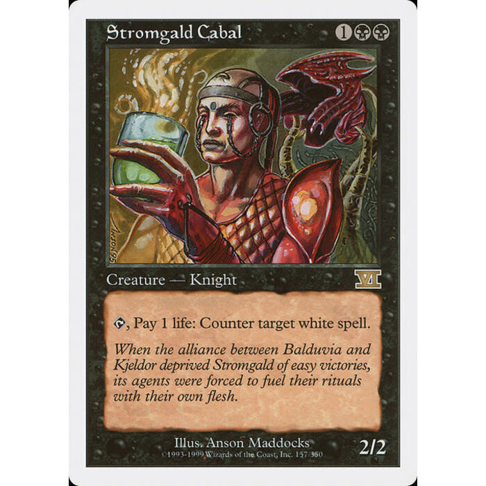 Magic: The Gathering Stromgald Cabal (157) Heavily Played