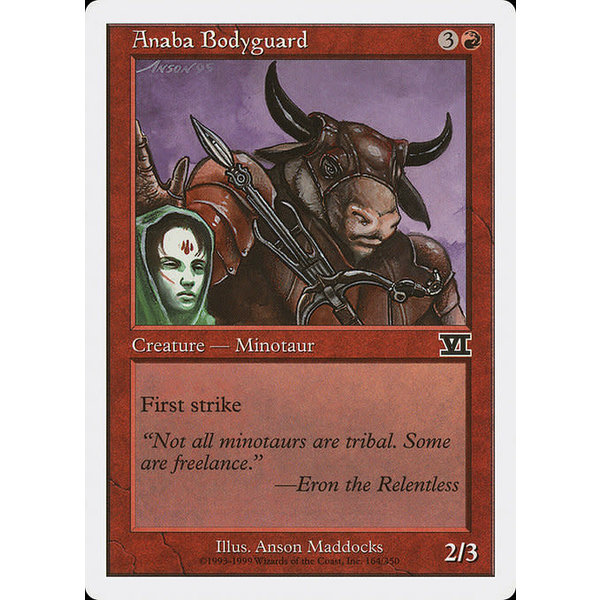Magic: The Gathering Anaba Bodyguard (164) Heavily Played