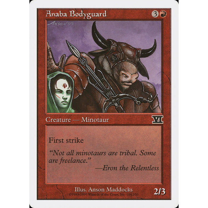 Magic: The Gathering Anaba Bodyguard (164) Heavily Played