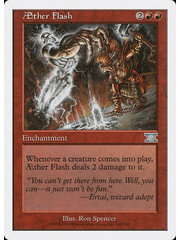 Magic: The Gathering Aether Flash (163) Moderately Played