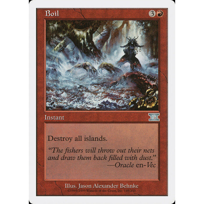 Magic: The Gathering Boil (169) Moderately Played