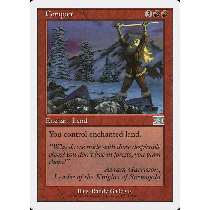 Magic: The Gathering Conquer (171) Moderately Played