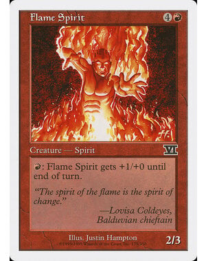 Magic: The Gathering Flame Spirit (179) Heavily Played