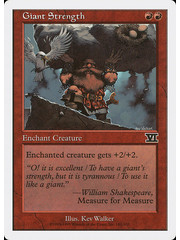 Magic: The Gathering Giant Strength (181) Moderately Played