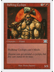 Magic: The Gathering Hulking Cyclops (189) Damaged